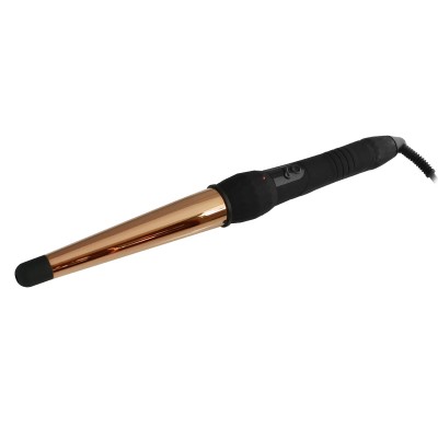 Professional Rose Gold Conical Hair Curling Iron,1.25 inch to 3/4 inch